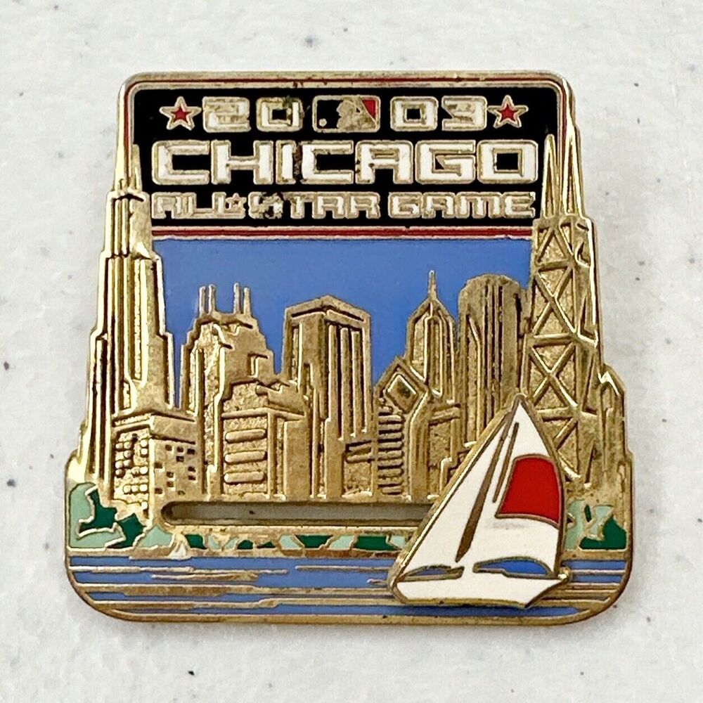 2003 All Star Game Pin Hat Lapel Pin MLB‎ Baseball Chicago Comiskey Park